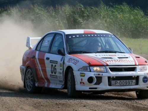 5 körös Mitsubishi Lancer EVO rally autó élményvezetés utalvány